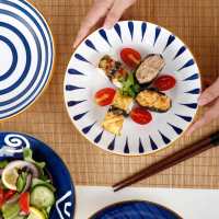 盤子寢室家用2021年新款小高級感深盤涼拌菜日式網紅陶瓷餐具套裝