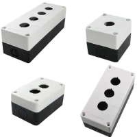 Control Station Plastic 1 Holes Push Button Swith Case Box