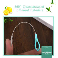 Long Straw Brush, Milk Bottle Hose Brush, Bendable Cleaning Brush, Small Brush