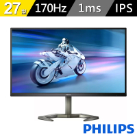 【Philips 飛利浦】27型 27M1N5500Z4 Quad HD 遊戲顯示器(IPS/G-SYNC/144Hz/1 ms)