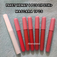 PROMO PAKET HEMAT 7 PCS ( 6 LIPSTIK+MASCARA)