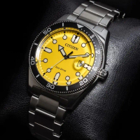 JAM PRIA CITIZEN AW1760-81Z ECO DRIVE SPORT DIAL YELLOW ORIGINAL