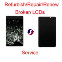 Broken/Cracked/Defective LCD Display Refurbish Service for iPhone 6S 7 7P 8 8P X XS XR XSMAX Broken Screen Repair/Renew/Buyback