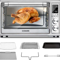 COSORI 12-in-1 Air Fryer Toaster Oven Combo, Airfryer Rotisserie Convection Oven Countertop, Bake, Broiler, Roast, Dehydrate