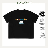 Áo Thun Boxy Local Brand In Chữ ĐANG MỆT MEME CON VỊT NẰM KHÓC Cotton 100% Nam Nữ Unisex Thương Hiệu