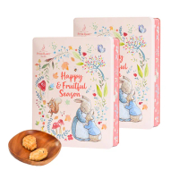 【PETER RABBIT 比得兔】比得兔楓糖奶油派禮盒160gX2盒(春禮推薦)