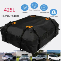 420D Waterproof Cargo Bag Car Roof Cargo Carrier Universal Luggage Bag Storage Cube Bag for Travel Camping Luggage Storage Box