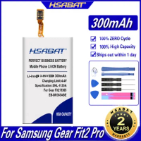 HSABAT EB-BR365ABE 300mAh Battery for Samsung Gear Fit2 Pro Fitness SM-R365 R365 Gear Fit 2 Pro Batteries