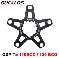 BUCKLOS Fit GXP Chainring Adapter 110BCD To 130 BCD Chainring GXP Converter Chainwheel Adapter for SRAM X9 XX1 MTB Bike Crankset
