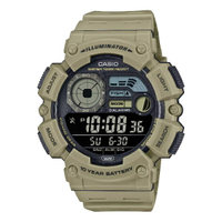 CASIO 卡西歐 WS-1500H-5BV 10年電力水上運動手錶 卡其色 50.1mm｜樂天全館特惠中★指定刷卡回饋10%