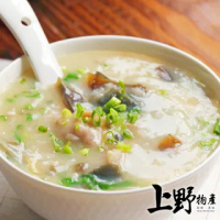 【上野物產】年菜-濃郁味美暖胃皮蛋瘦肉粥 x10盒(320g±10%/盒)