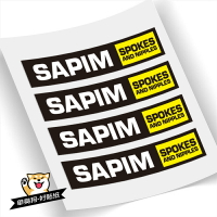 SAPIM輻條貼紙公路車輪組碳刀圈貼紙環法隊版單車自行車架定制