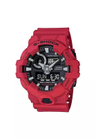 Casio Casio G-Shock 數位類比紅色樹脂錶帶男女通用手錶 GA-700-4ADR-P