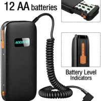 AODELAN External Flash Battery Pack Battery Power Bank for Canon EL-1, 600EX II-RT, 600EX-RT, 580EX 580EX II, 550EX,MR-14EX