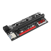 PCIE Riser 1x to 16x Graphic Extension Card for Bitcoin GPU Mining Powered Riser Adapter Card