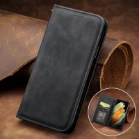 For Samsung S23 Ultra S 23 FE Premium Case Leather 360 Protect Smooth Wallet Skin Book Funda Samsung Galaxy S23 Plus Flip Cover