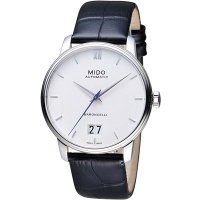 MIDO 美度官方授權 BARONCELLI永恆系列 經典機械錶-M0274261601800/40mm
