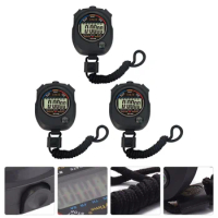3Pcs Game Stopwatch Match Timer Electronic Watch Practical Training Timer