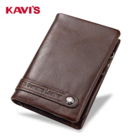 Men's Wallet Leather Men's Multifunctional Short Leather Wallet with Zipper Retro Multifunctional Leather Wallet Coin Purse