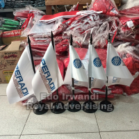Bendera Meja Peradi Terbaru dan Tiang Kayu Ready Stock Berkualitas