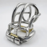 Ergonomic Stainless Steel Stealth Lock Male Chastity Device,Cock Cage,Penis Lock,Cock Ring,Chastity Belt, S056