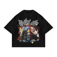Rasa desain Fakelab Boxy Bombing Black Tshirt / Ts Hitam Grafiti / Kaos Print Combed Dignnxyphknyd