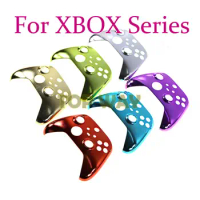1PC Chrome Plating Housing Front Shell for Xbox Series S Controller Top Shell Cover for XboxSeries X Controller Case Skin