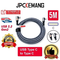 JPC KEMANG Kabel Kamera TetherPlus USB 3.2 Type C to Type C VR2 L Shape 5M / 3M Tether Plus TP-UB32T