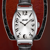 TISSOT天梭 官方授權 Heritage Proto 酒桶型手上鍊機械腕錶 母親節 禮物 31*42mm/T1285051601200