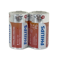 飛利浦 碳鋅1號電池2入(熱縮)(2入) [大買家]