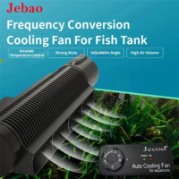 Jebao Auto Fish Tank Silent Cooling Fan Adjustable Wind Speed For Freshwater Seawater Aquarium Cultivation Radiating Fan ACF200