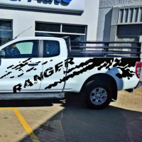 car accessories Mud graphic sticker with ranger body rear tail side graphic vinyl car stickers fit for Ford ranger 2012-2019