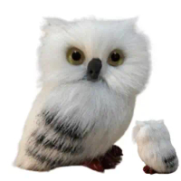 Simulation Owl Ornament Simulation White Owl Pendant Ornament Cute Owl Model Decoration For Living Room Kids Room And Bookshelf