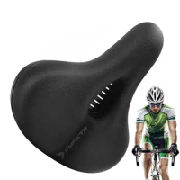 Bike Seat Cover Memory Foam Padding Bicycle Seat Cover Soft And Comfortable Bike Seat Cover For Spin Stationary Exercise Cruiser