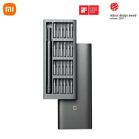 Original Xiaomi Mijia Wiha Daily Use Screw Driver Kit 24 Precision Magnetic Bits Aluminum Box DIY Screw Driver Mi Smart Home