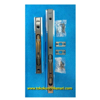 Grendel Tanam Flush Bolt Dekson Fb 040 8/12Inch Hitam Stainless 304 Berkualitas
