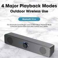 Speaker Home Theater Sound Bluetooth 4D Surround For TV Subwoofer Wired Stereo System Computer Soundbar Strong Bass