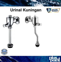 Push Keran Flush Kran Urinal Urinoir Pipa Bengkok Lurus UR800 Bahan Kuningan Tidak Mudah Karat Ukura