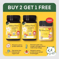 Hillary Farm Manuka Honey UMF 10+ [2 pcs] + FREE Madu