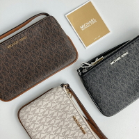 美國百分百【全新真品】MICHAEL KORS 零錢包 MK 女包 皮包 小包 手拿包 精品 logo 三色 BI03