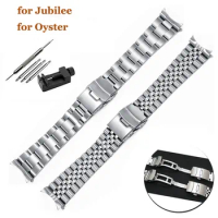 For Seiko SKX007 SKX009 Solid Stainless Steel Watch Band 20mm 22mm Men's Sports Strap for Jubilee Curved End Bracelet for Oyster