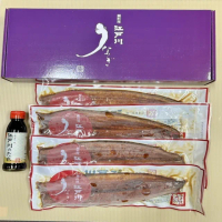 【近鐵餐飲鰻料理 江戶川】蒲燒鰻真空禮盒 1盒4尾