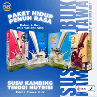 PAKET HIDUP PENUH RASA!!!!! | Prima Etawa Milk Susu Kambing Premium - Rasa Stawberry, Rasa Original,