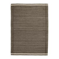 HÖJET 平織地毯, 手工製 棕色, 170x240 公分