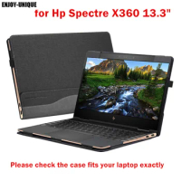 Creative Design Case Cover For Hp Spectre X360 13.3 Inch Laptop Sleeve Case Cover PU Leather