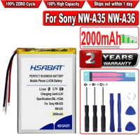 HSABAT NW-A35 NW-A36 2000mAh Battery for Sony Player A35 A36