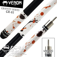 Dijual_Venom Pool Cue GR-02 - Graffiti Uniloc Series Billiard Stick Biliar