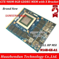 New Original GTX 980M Graphics Card GTX980M SLI X-Bracket N16E-GX-A1 8GB GDDR5 MXM For notebook GPU