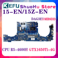 KEFU L99867-001 L99867-601 Mainboard For HP OMEN 15-EN 15Z-EN Laptop Motherboards DAG3EDMB8D0 R5-4600H GTX1650Ti -V4G 100% Test