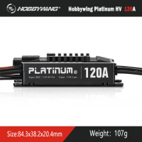 Hobbywing Platinum Pro 120A V4 Helicopter Brushless ESC 3-6S Lipo BEC Empty Mold for RC Drone Aircraft